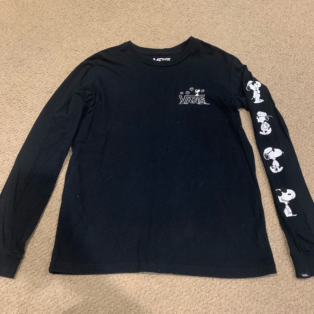 Vans Peanuts Snoopy Long Sleeve Tee Shirt
